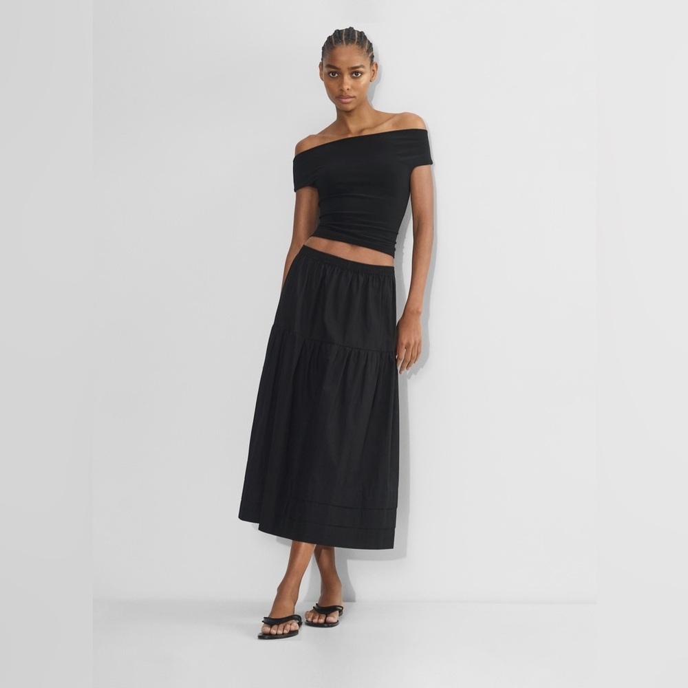 Aritzia Little Moon Samara Poplin Skirt